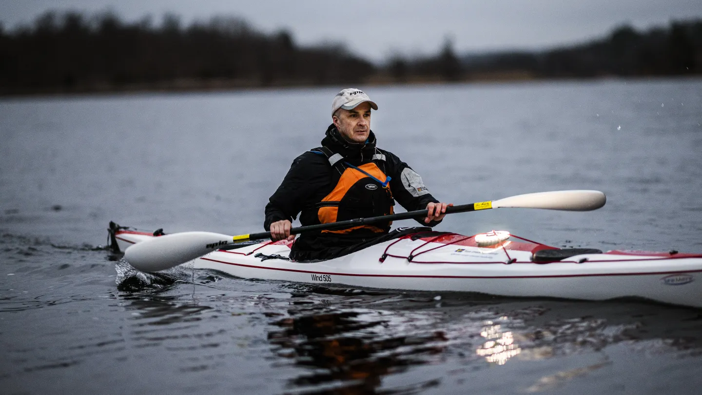  Paddla kajak i mörker - paddlare