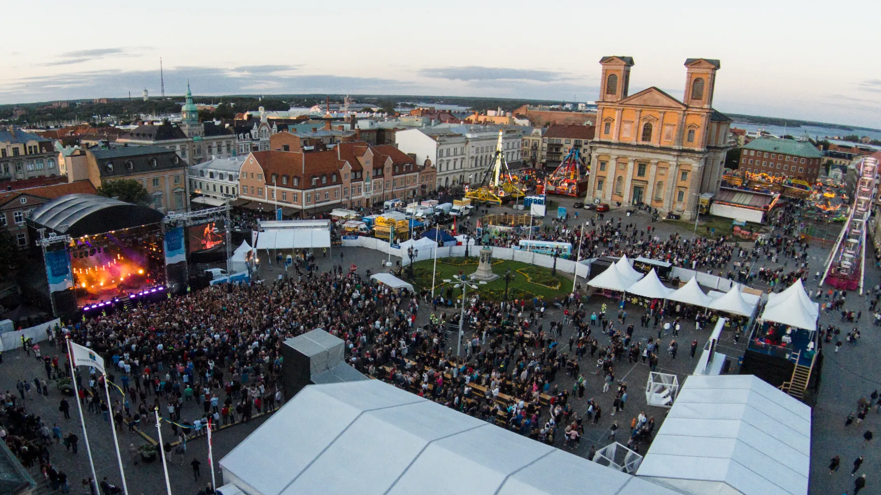 Stortorget under Karlskrona skärgårdsfest