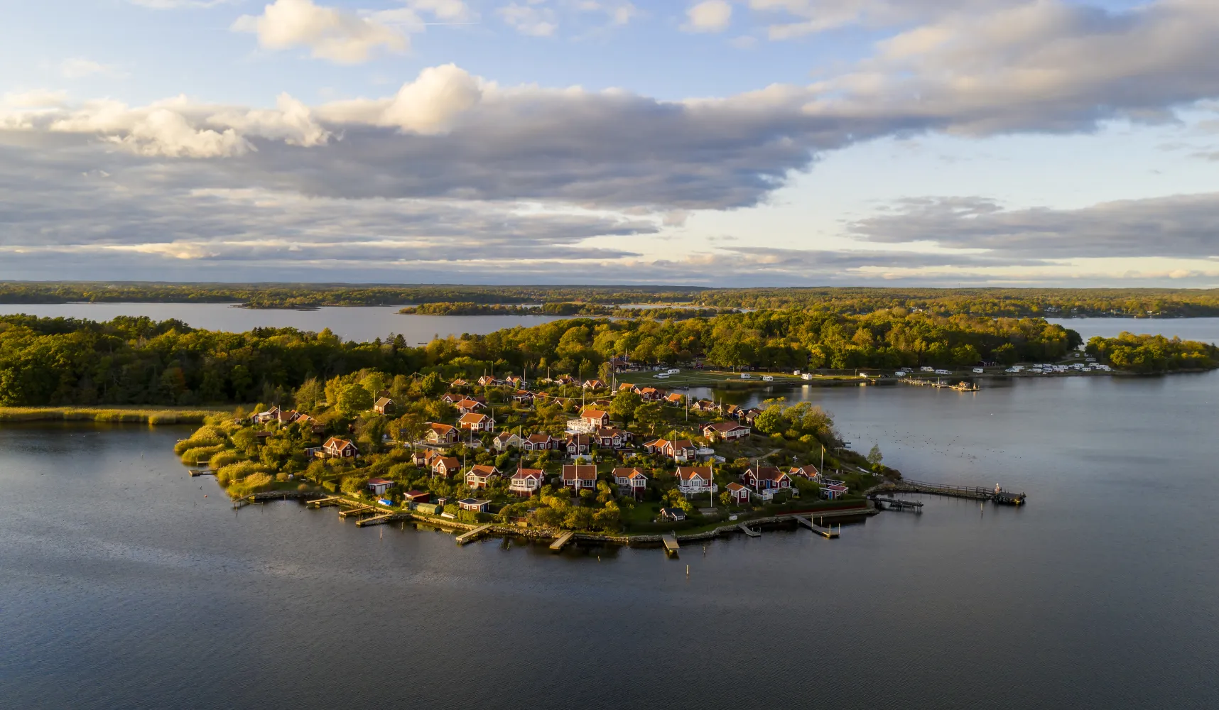 Flygbild över Brändaholm