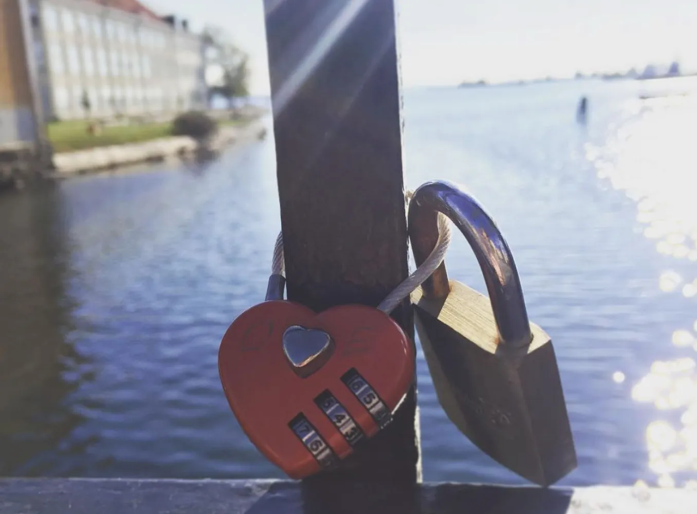 Hänglås på Stumholmsbron