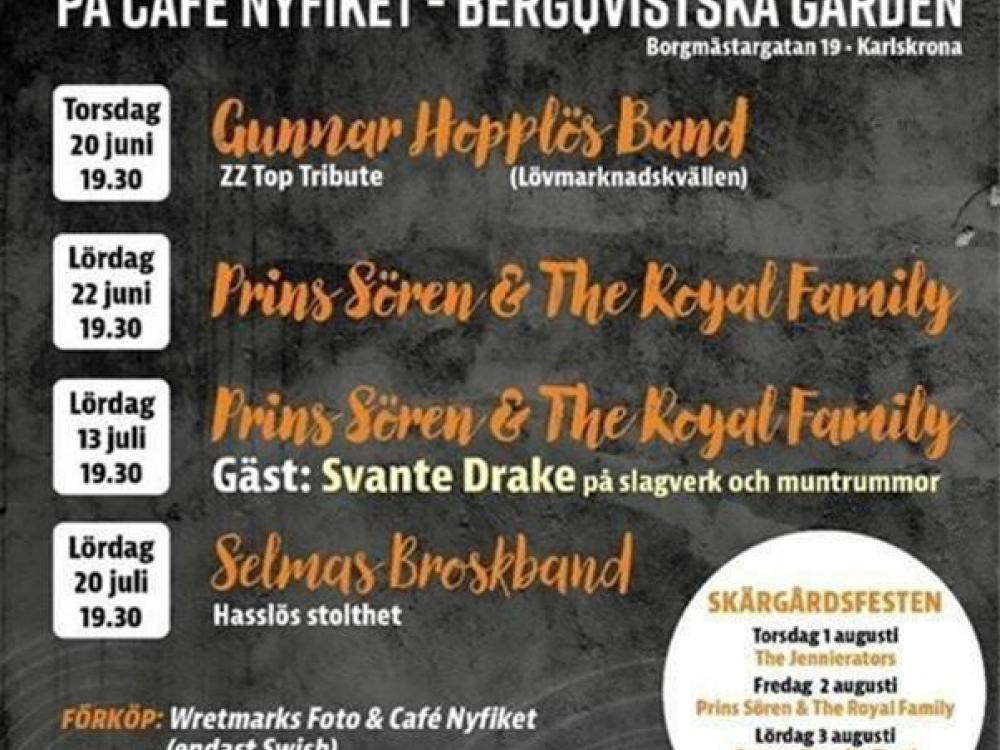 Livemusik på Café Nyfiket 