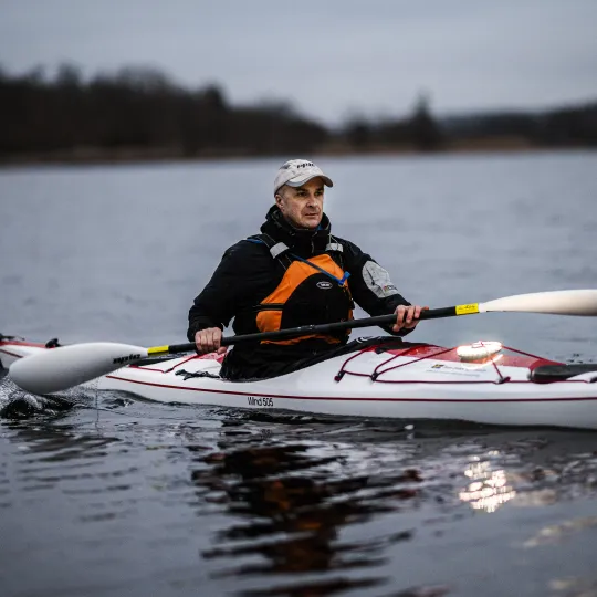  Paddla kajak i mörker - paddlare